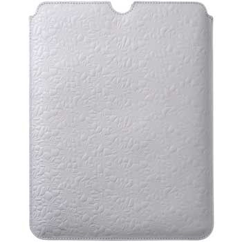 Nina Ricci Leather Pouch for iPad, White