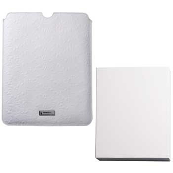 Nina Ricci Leather Pouch for iPad, White