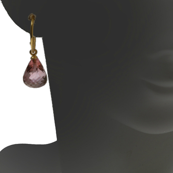 Anne Kaas Spiral Topaz Earrings