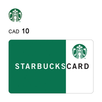 Starbucks e-Gift Card CAD10